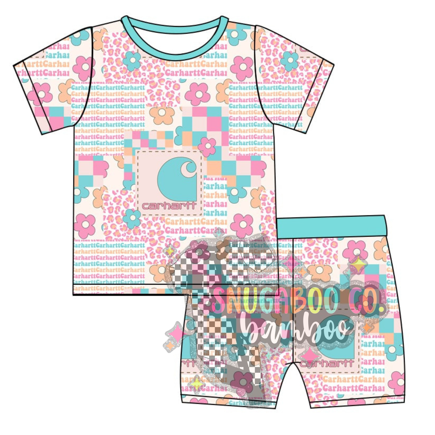 Retro Bloom Short Set PJ