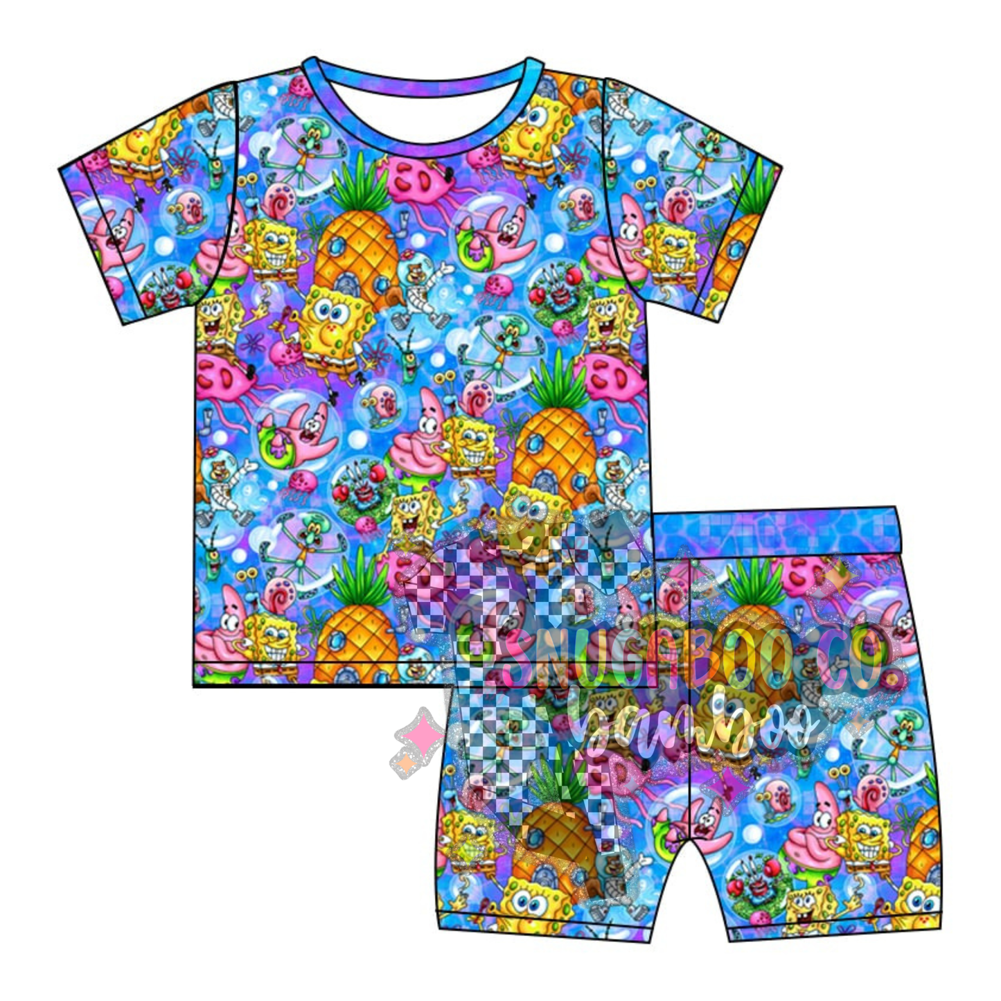 Bikini Bottom Pals Short Set PJ