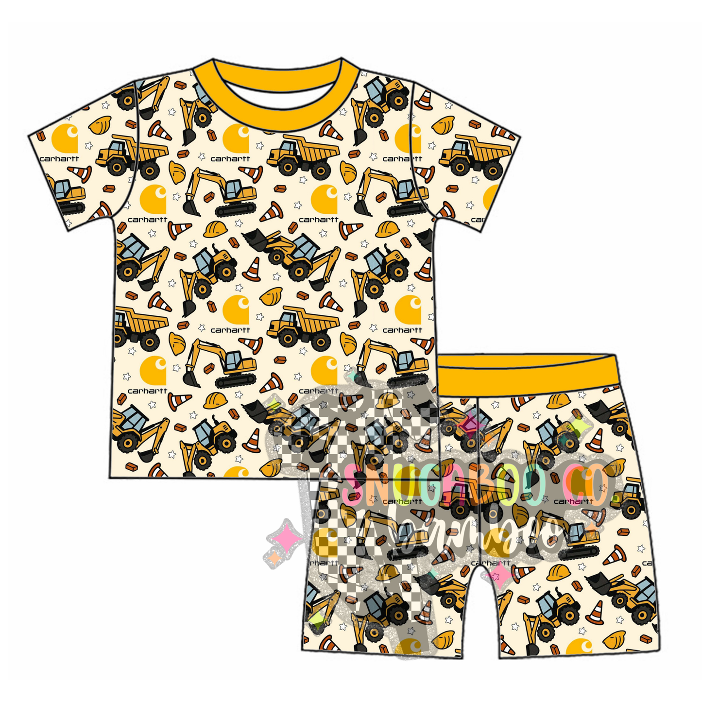 Construction Crew Short Set PJ