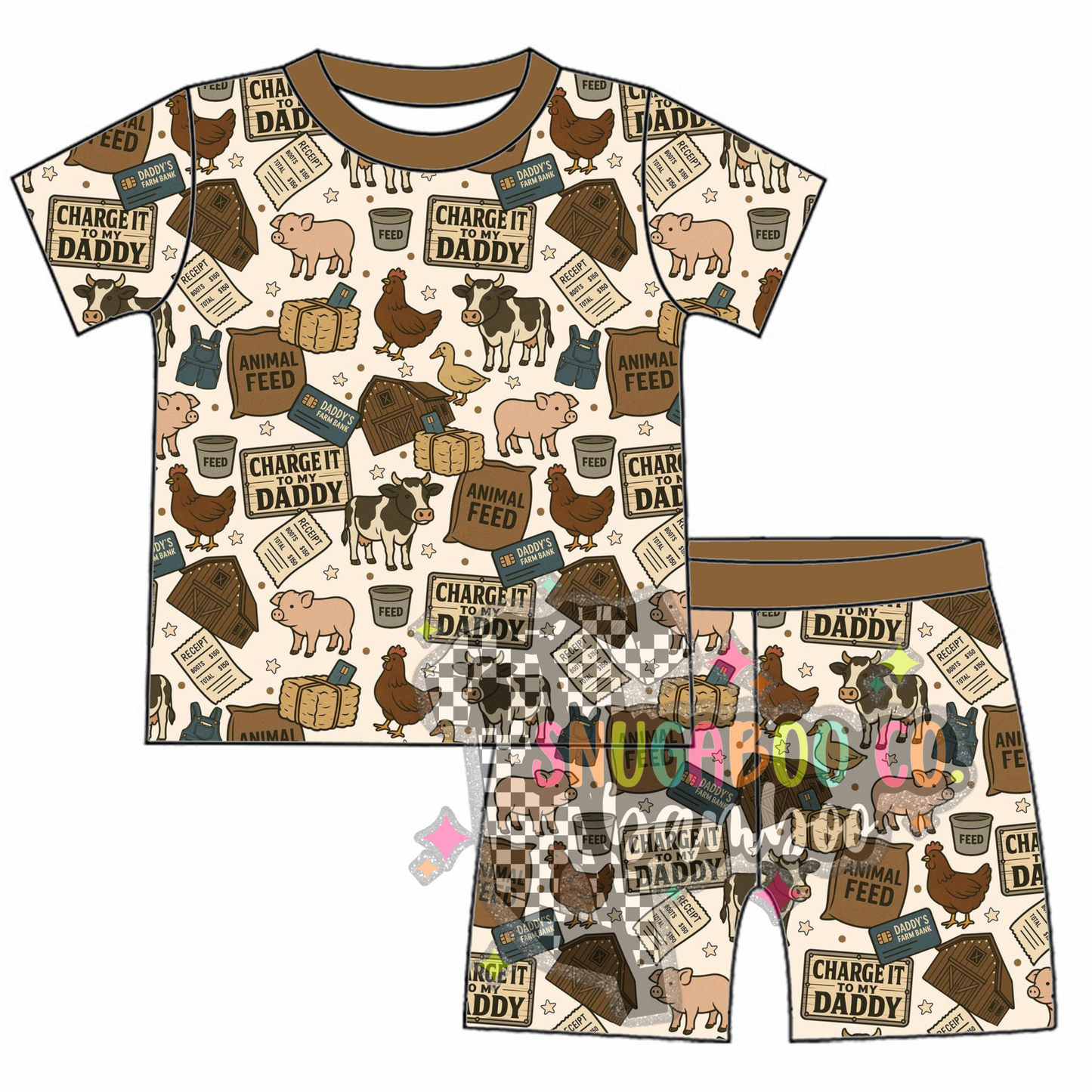 Little Farmer Short Set PJ