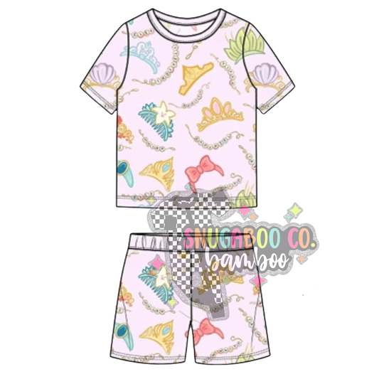 Princess Crowns Short Set PJ